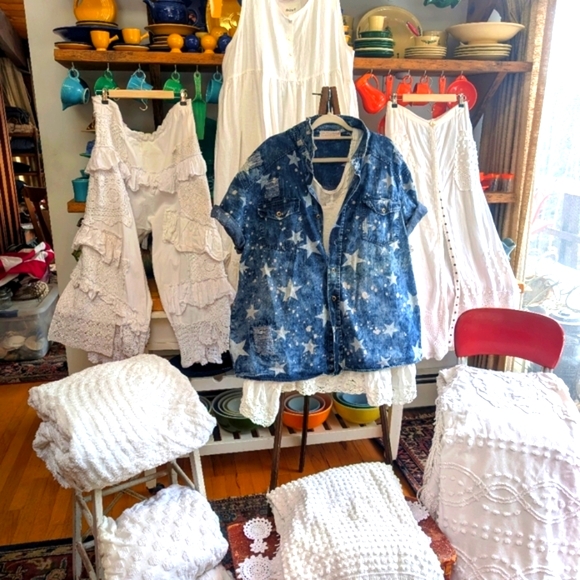 "New"DIAMOND STASH STAR DENIM TUNIC - Picture 4 of 13